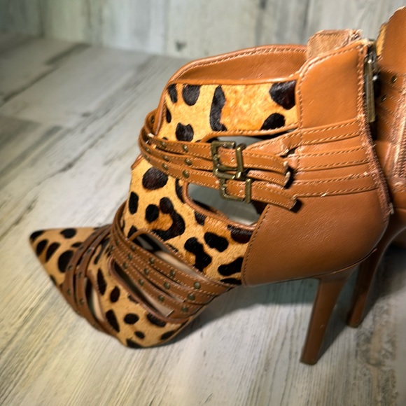 Jessica Simpson Animal Print Heels Size 7M - Picture 11 of 16